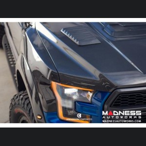 Ford Raptor Hood Vents - Carbon Fiber - (Universal)